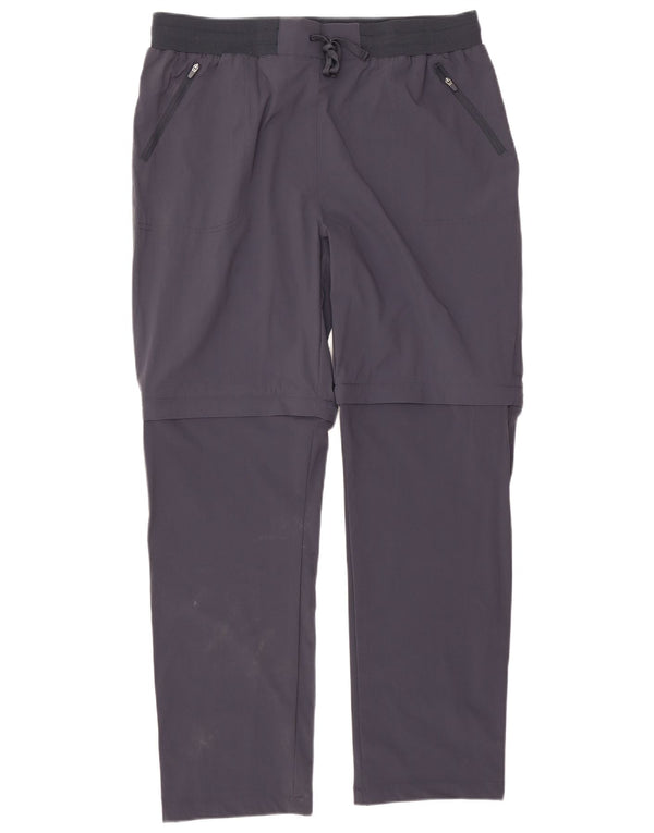 Calças de caminhada femininas Mountain Warehouse UK 18 XL W36 L30 azul marinho