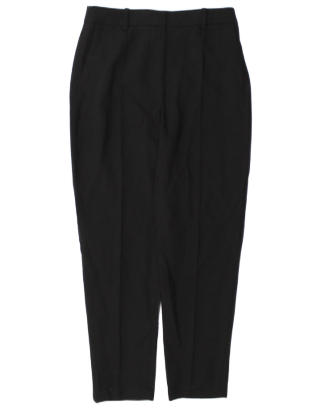 Calça Chino Feminina Zara Cônico Pegged Médio W28 L27 Poliéster Preto