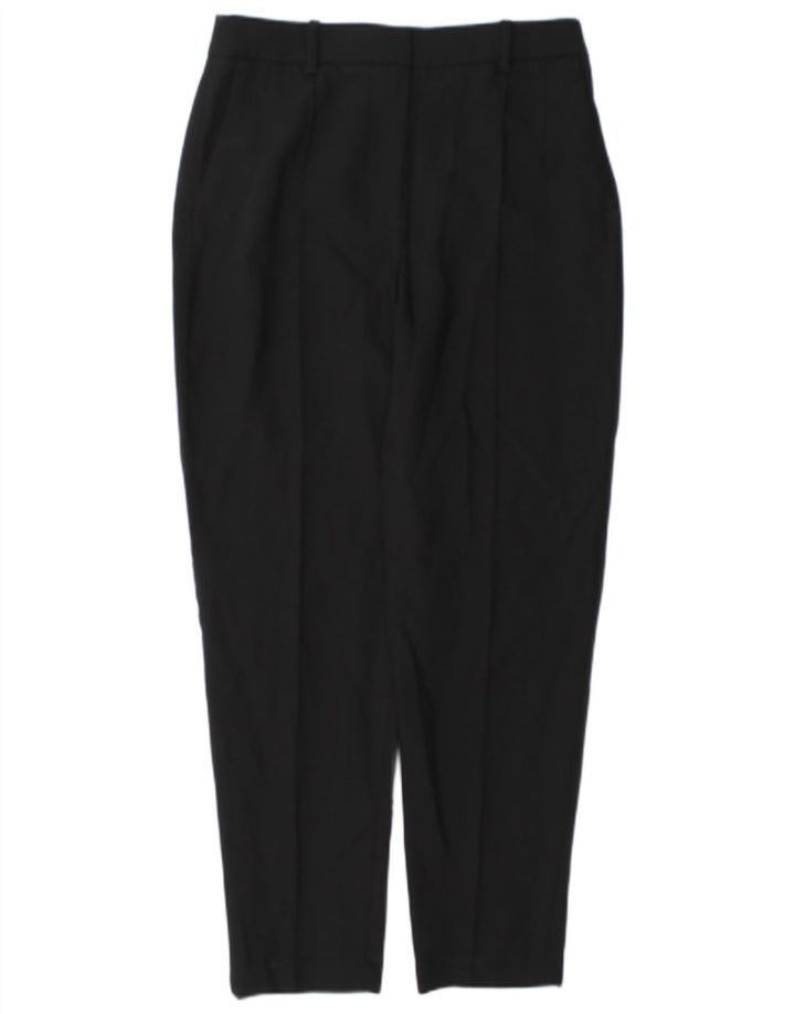 Calça Chino Feminina Zara Cônico Pegged Médio W28 L27 Poliéster Preto