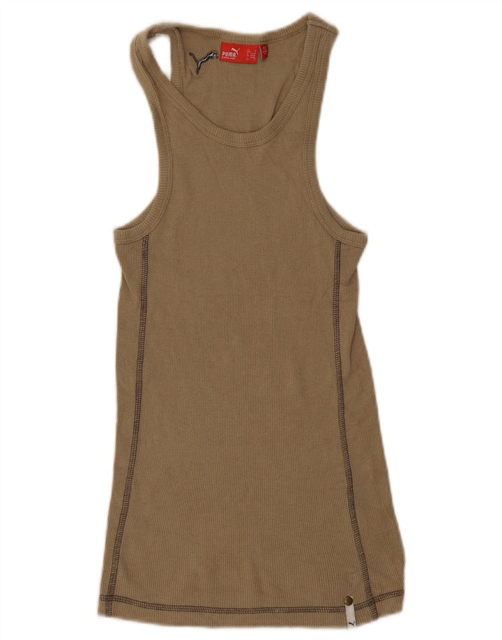 Colete feminino Puma UK 8 pequeno marrom