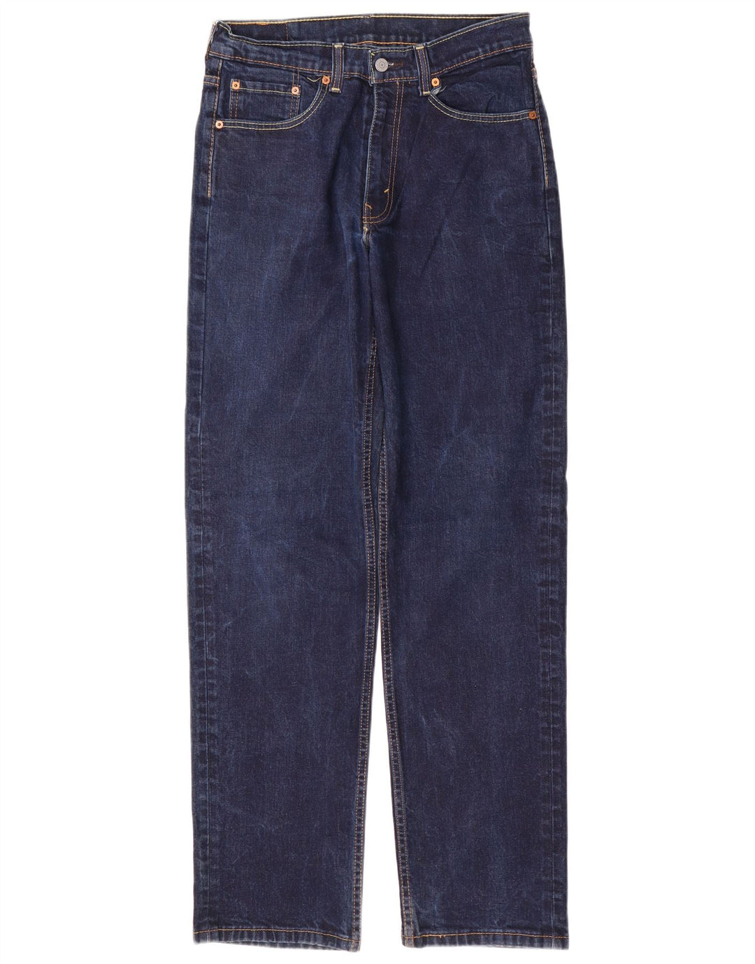 Levi's Masculino 550 Straight Jeans W32 L34 Azul Marinho Algodão