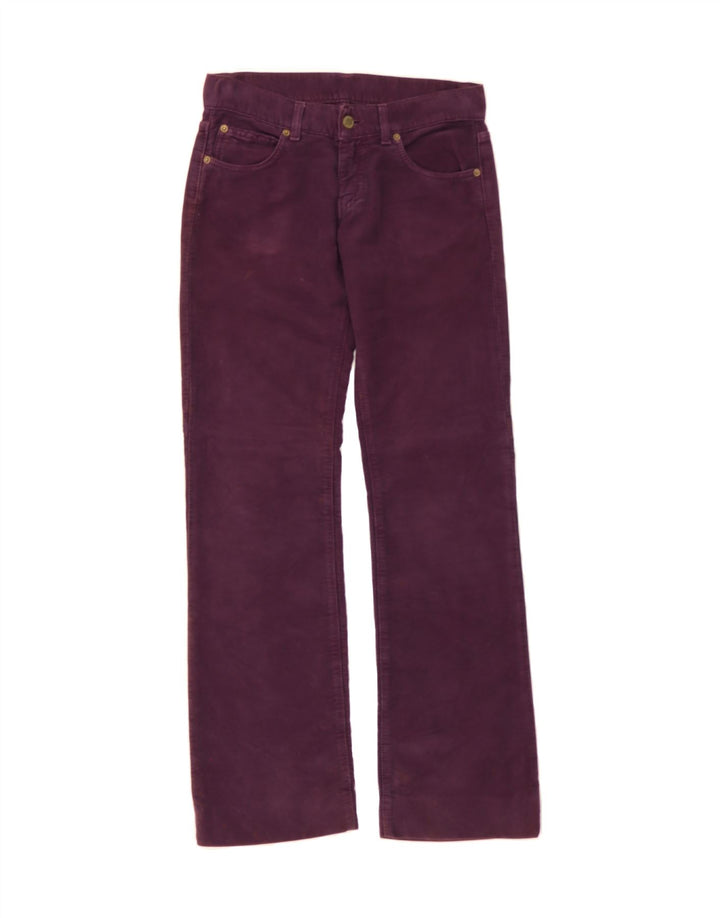 BALLANTYNE Womens Straight Jeans W26 L30 Purple Cotton Vintage Ballantyne and Second-Hand Ballantyne from Messina Hembry 