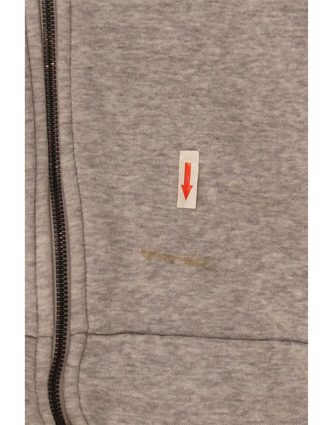 Suéter Adidas masculino 3D Arc Zip com capuz cinza médio algodão