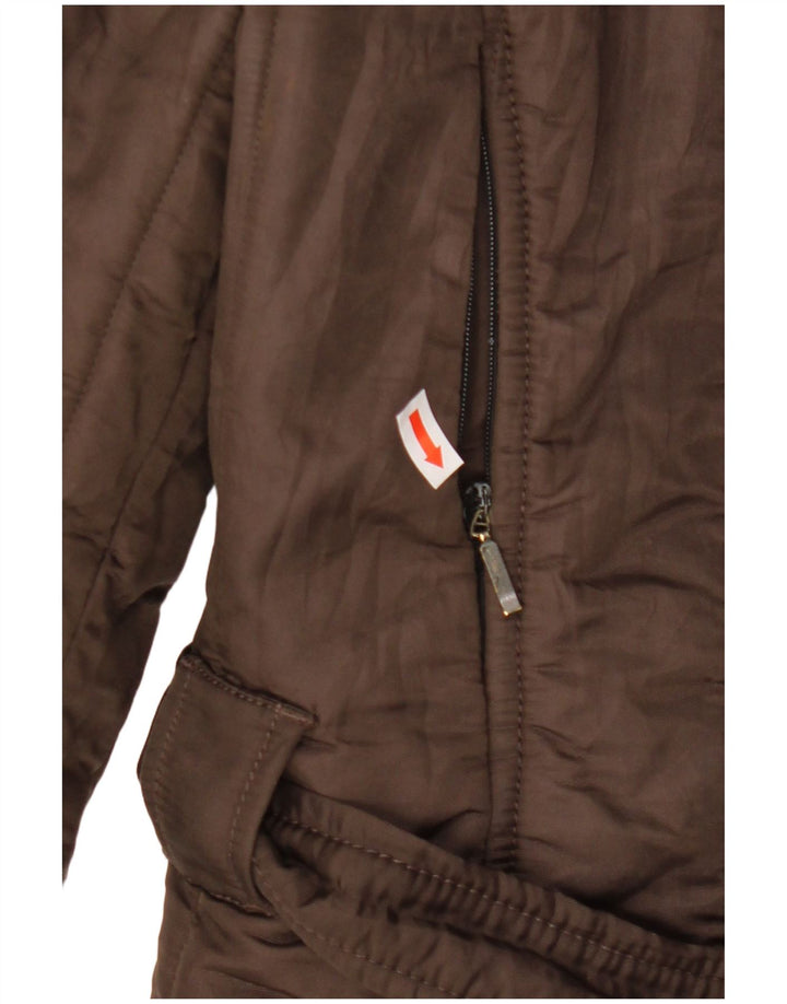 Jaqueta feminina acolchoada com capuz REFRIGIWEAR UK 18 XL marrom