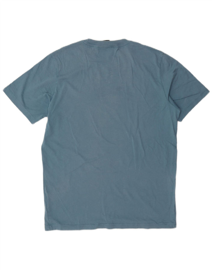 Camiseta masculina Paul Smith com estampa gráfica de algodão azul médio