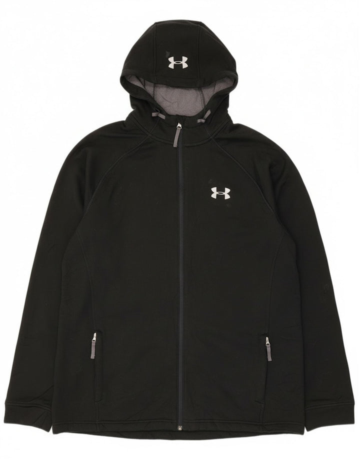 Suéter masculino Under Armour com capuz e zíper XL poliéster preto