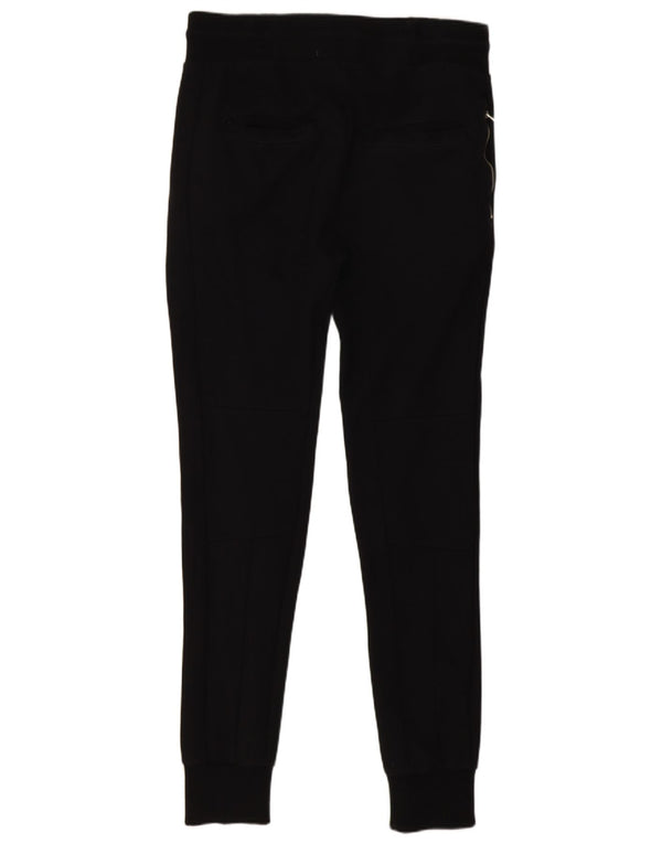 Zara Calça de treino masculina Joggers Algodão preto médio