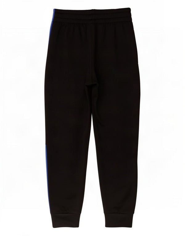 Adidas meninos calças de treino gráfico joggers 10-11 anos preto poliéster