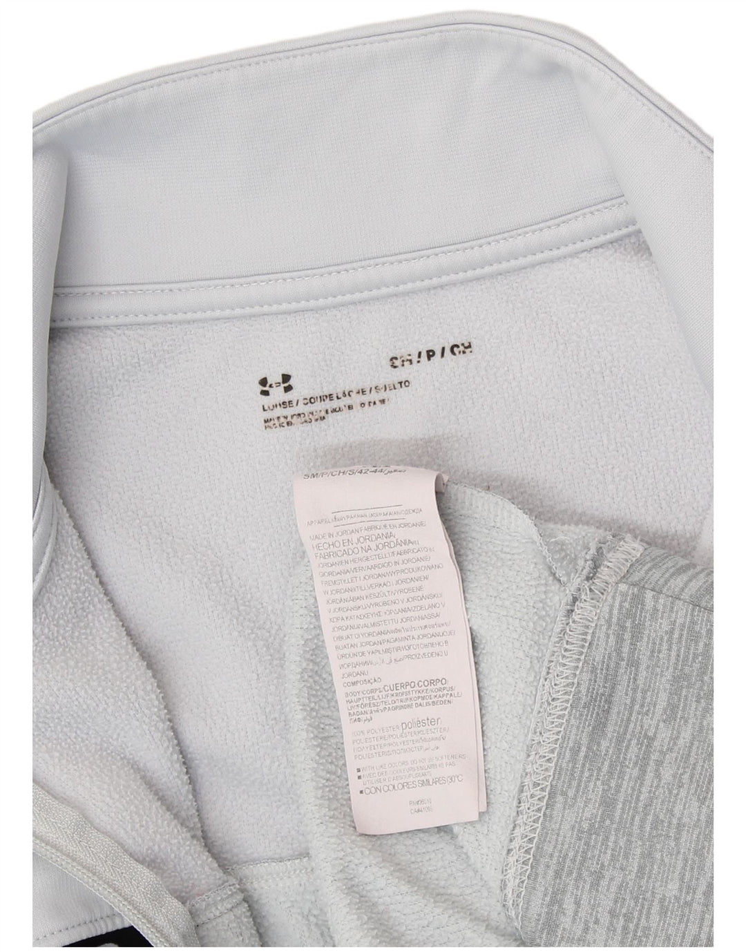 UNDER ARMOUR Suéter gráfico feminino com capuz UK 14 cinza médio