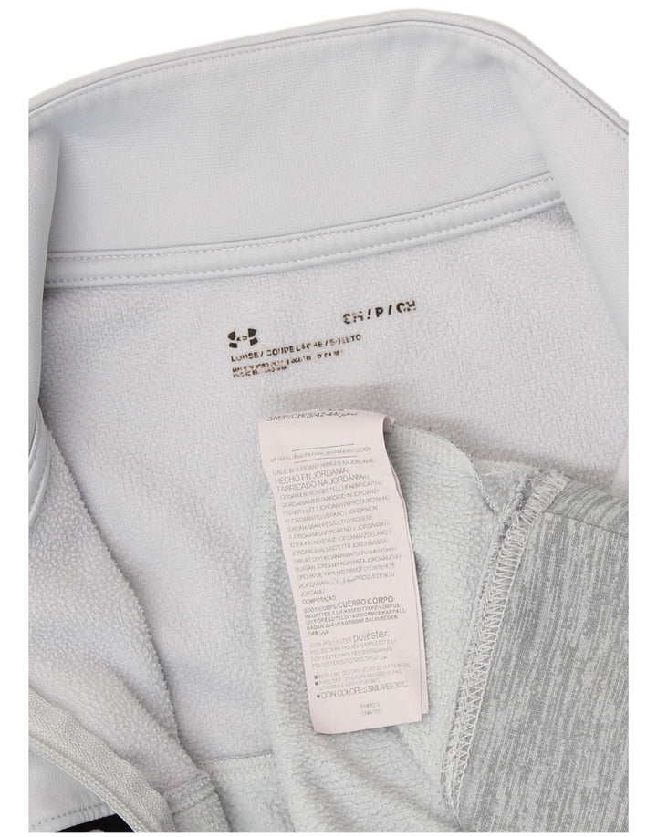 UNDER ARMOUR Suéter gráfico feminino com capuz UK 14 cinza médio