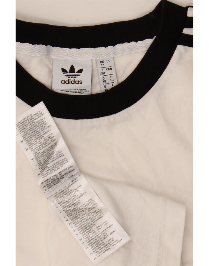 Camiseta Adidas Feminina Top UK 12 Médio Algodão Branco