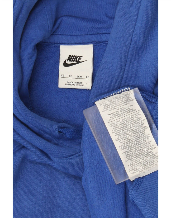 Nike Mens Hoodie Jumper XS Azul Algodão