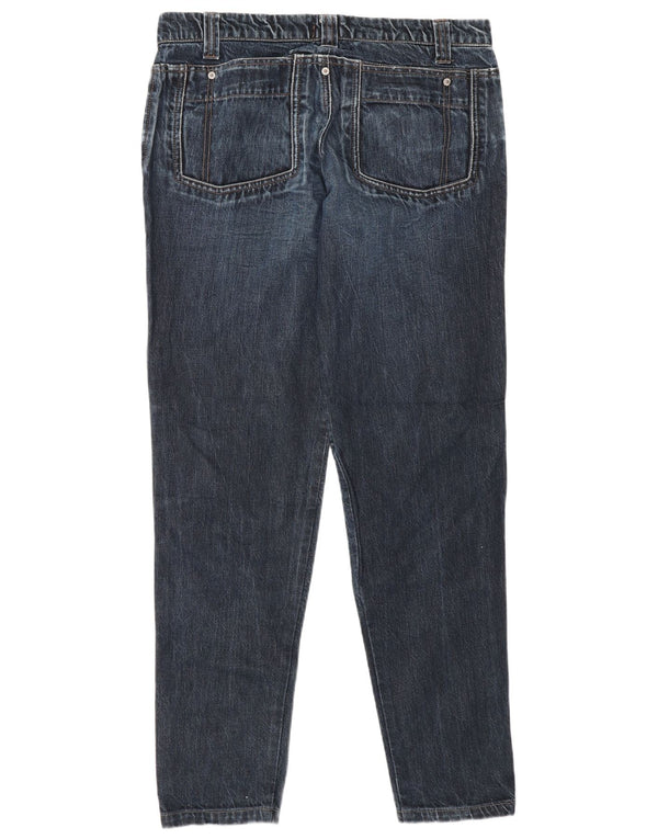 Dolce & Gabbana Jeans Slim Feminino IT 48 XL W34 L32 Azul Marinho Algodão