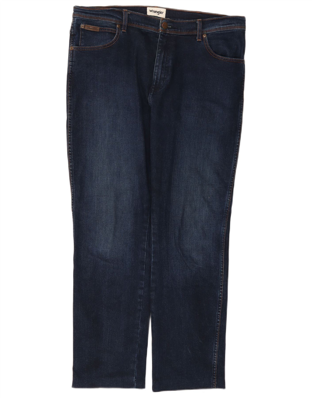 Wrangler Masculino Texas Slim Jeans W36 L29 Azul Marinho Algodão