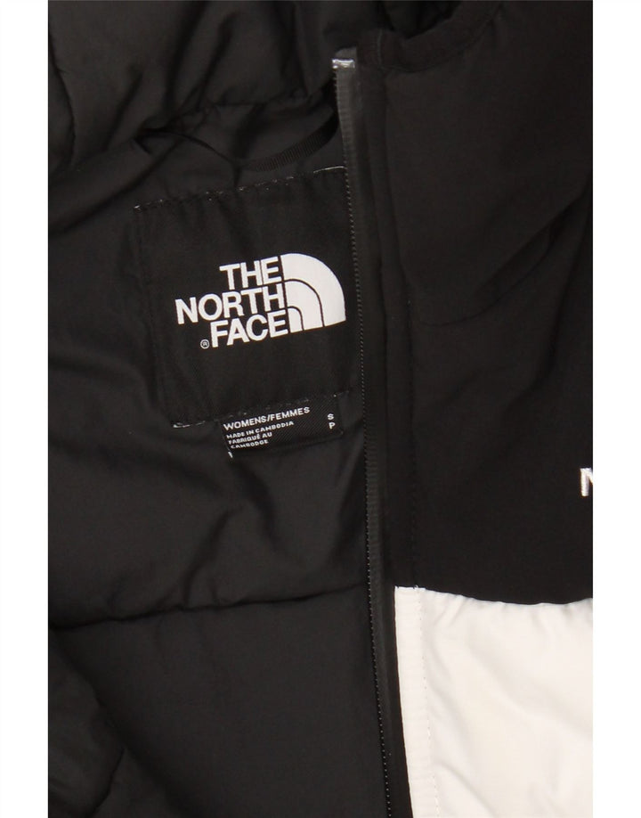 Jaqueta acolchoada com capuz feminina The North Face UK 10 Small White Colourblock