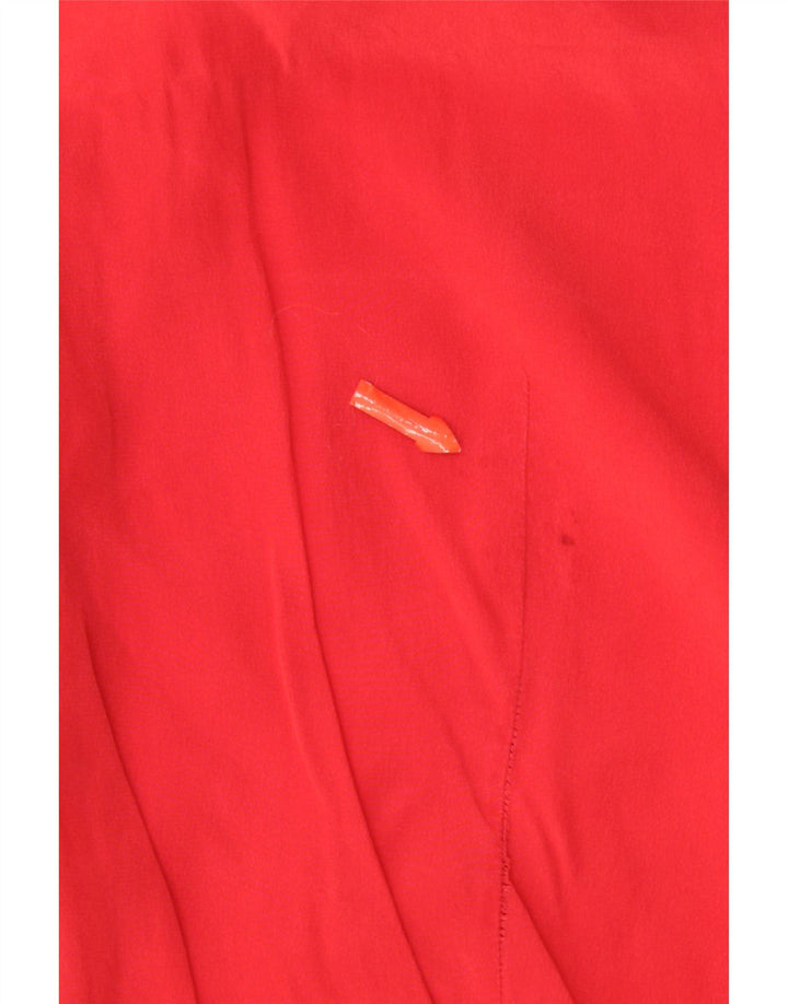 Blusa feminina Andrea Mare Reino Unido 16 grande seda vermelha