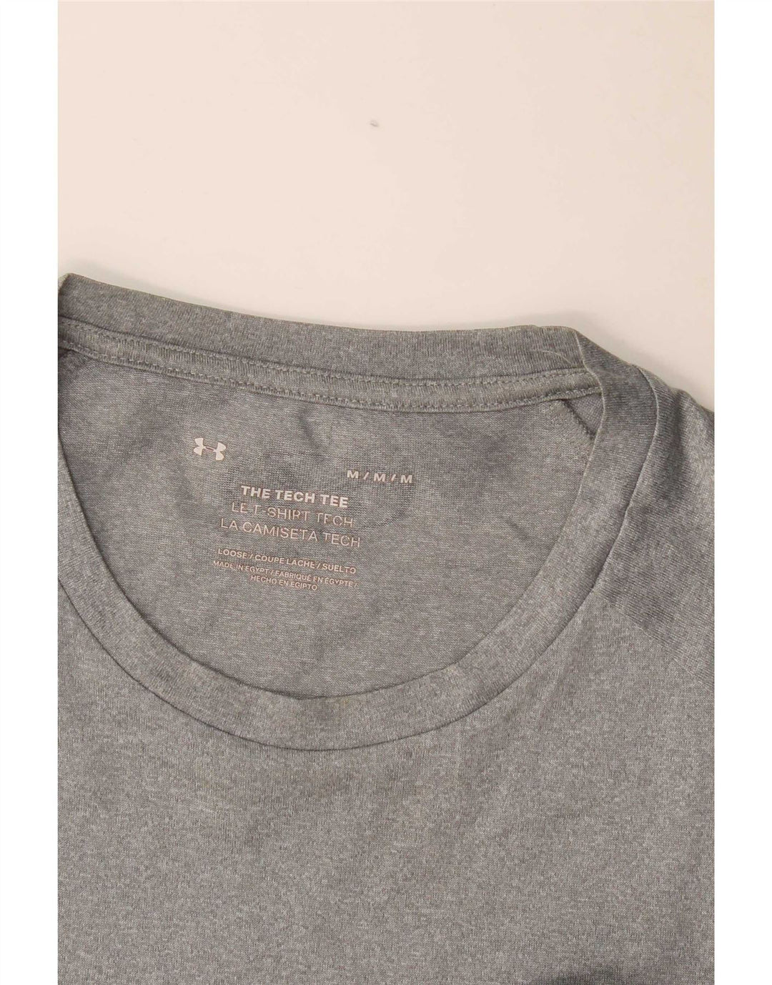 Camiseta masculina Under Armour cinza médio
