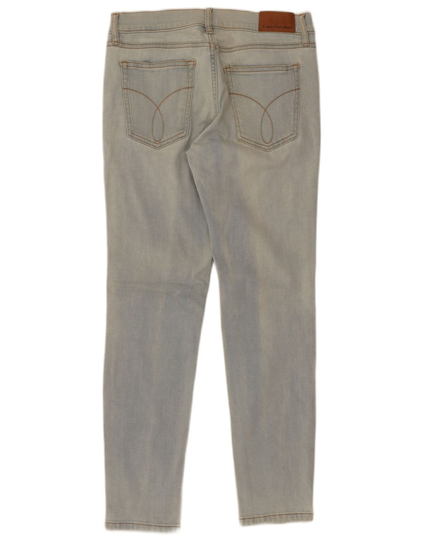 Calvin Klein Calça Jeans Feminina Slim W27 L26 Azul