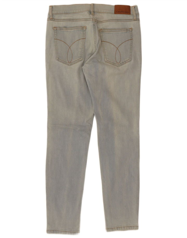 Calvin Klein Calça Jeans Feminina Slim W27 L26 Azul
