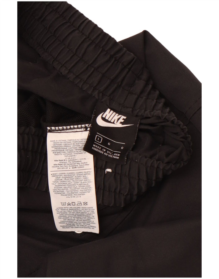 NIKE Mens Grant Fit Calças de treino Joggers Grande Poliéster Preto