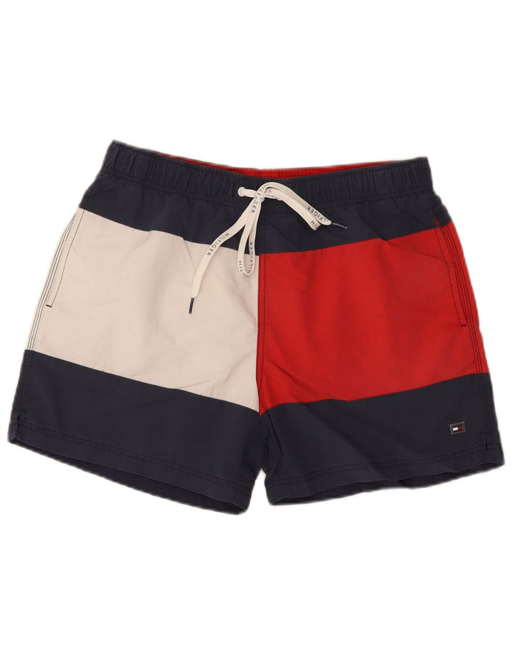 Shorts de natação masculino Tommy Hilfiger médio multicolorido