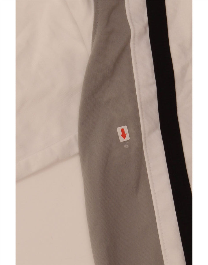 Nike Mens Tracksuit Top Jacket UK 38/40 Medium White Colourblock