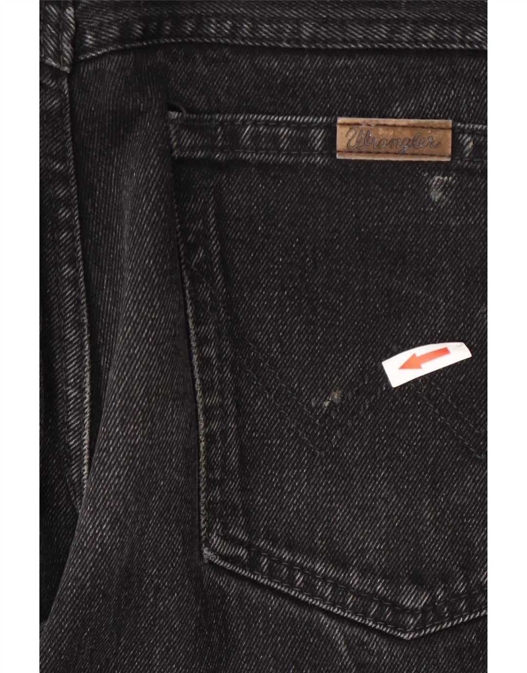 Wrangler feminino regular fit jeans reto W32 L30 algodão cinza