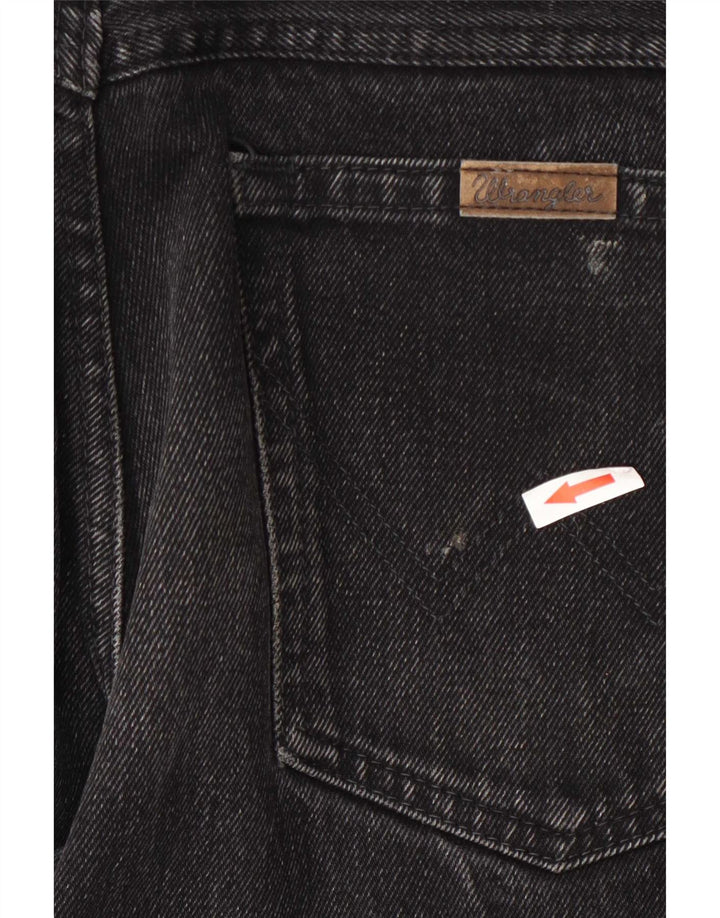 Wrangler feminino regular fit jeans reto W32 L30 algodão cinza
