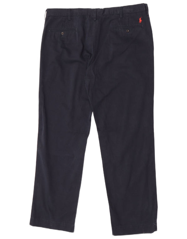 Polo Ralph Lauren Mens Preston Pant Chino Calças W38 L32 Azul Marinho