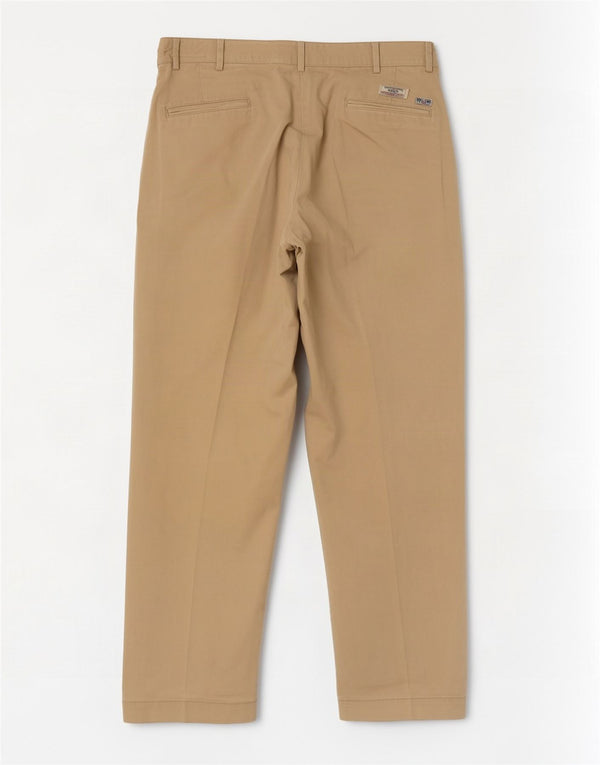Polo Ralph Lauren Calça Chino Masculina Reta W38 L30 Bege
