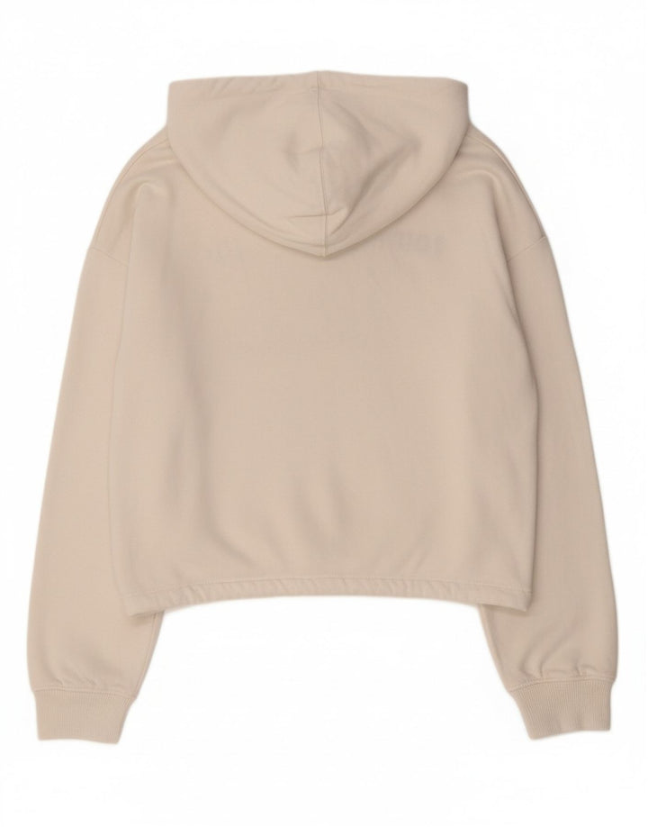 Suéter feminino com capuz estampado oversized PEPE JEANS Reino Unido 14 médio branco