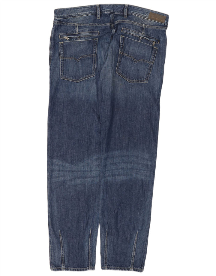 Diesel Masculino Kander Straight Jeans W38 L32 Azul Algodão