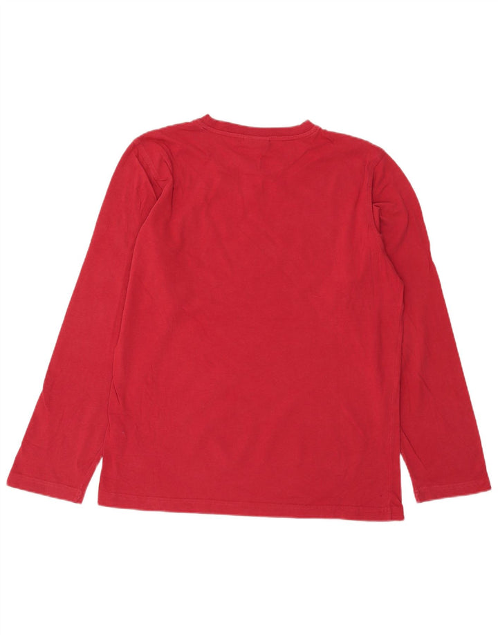 Top gráfico masculino North Sails manga comprida grande algodão vermelho