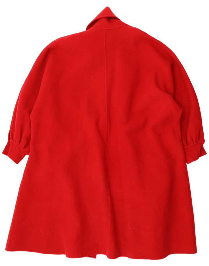 Sobretudo feminino vintage UK 22 3XL vermelho