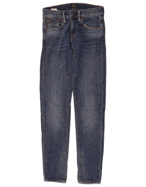 Polo Ralph Lauren Jeans Slim Feminino W24 L30 Azul Algodão