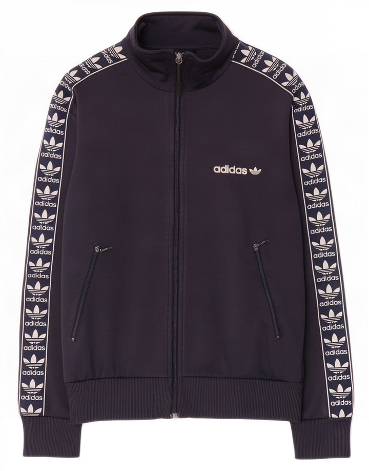 Jaqueta Adidas Masculina Graphic Tracksuit XS Azul Marinho Poliéster