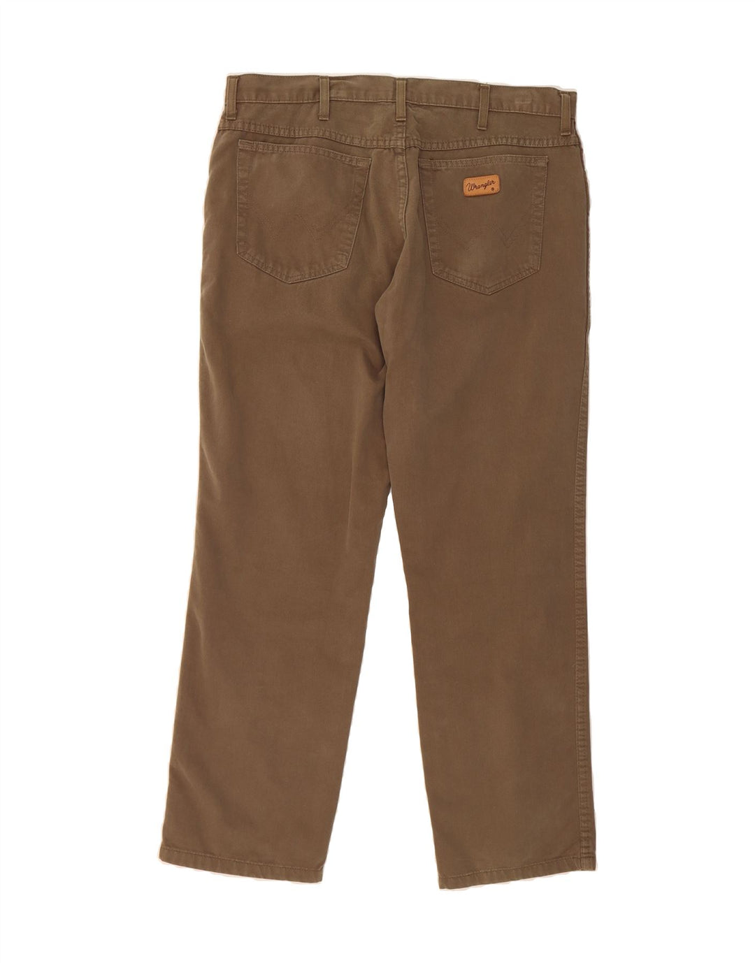 WRANGLER Mens Texas Straight Casual Trousers W36 L30 Beige Cotton Vintage Wrangler and Second-Hand Wrangler from Messina Hembry 