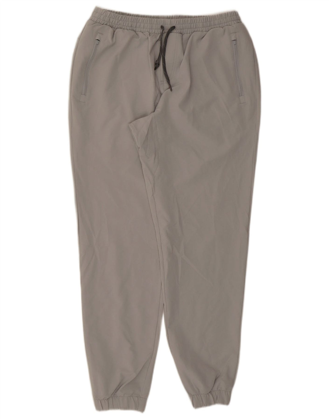 Calça de treino masculina Puma Joggers grande poliéster cinza