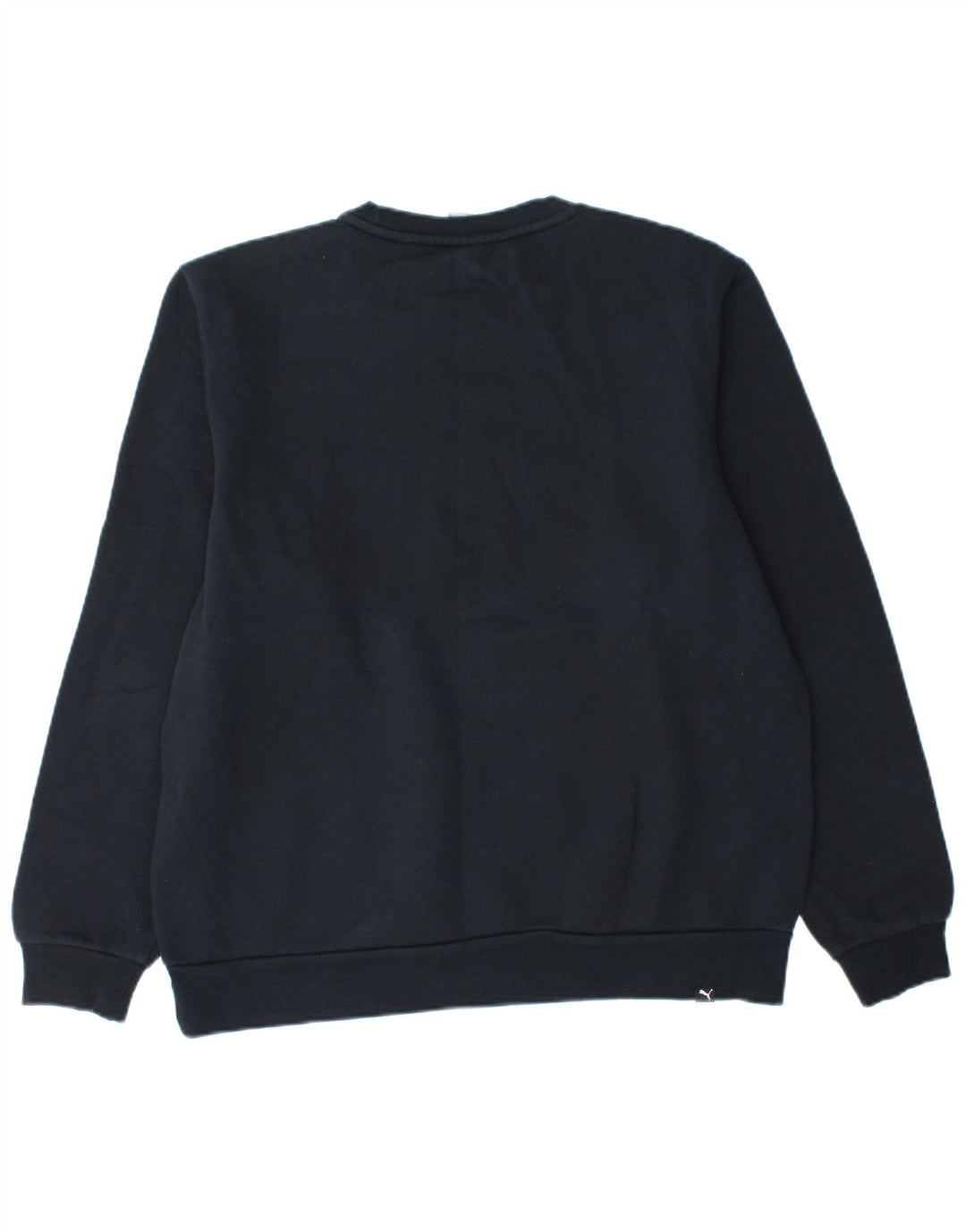 Puma moletom masculino gráfico jumper grande algodão azul marinho