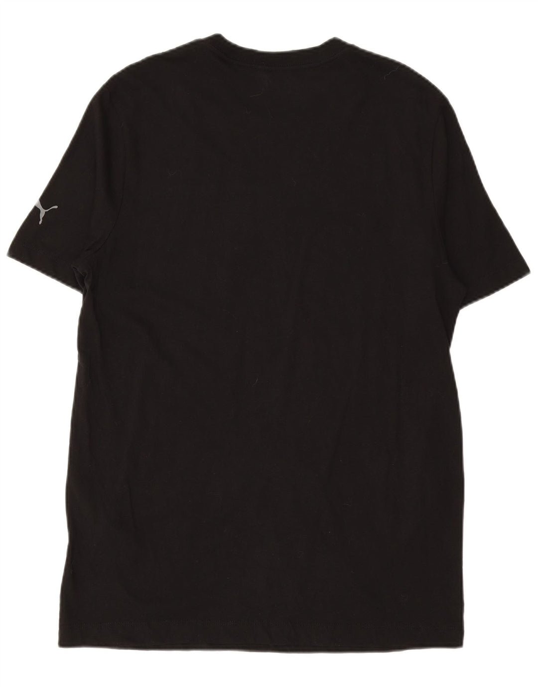 Camiseta masculina PUMA Graphic Top médio algodão preto