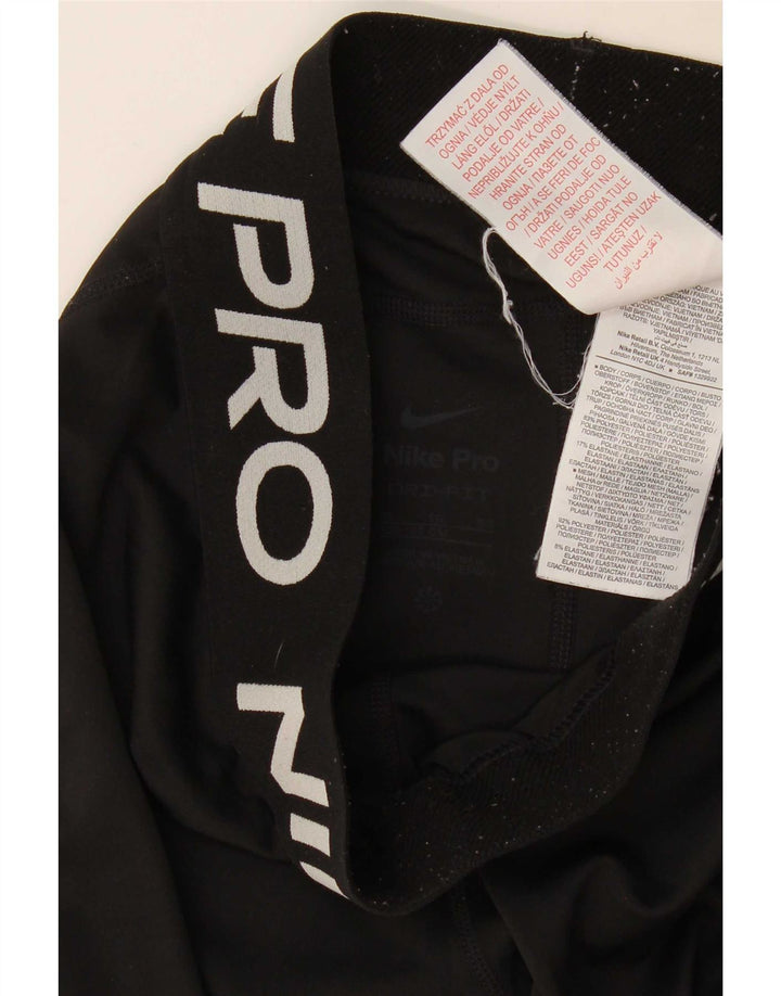 Leggings Nike Graphic para meninas 13-14 anos XL preto poliéster