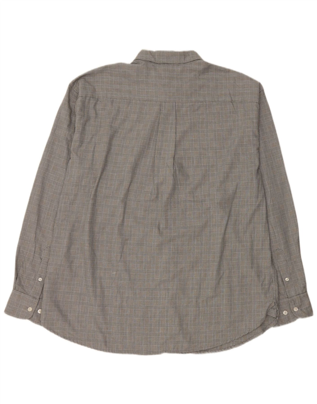 Camisa masculina DOCKERS Stain Defender XL cinza xadrez algodão