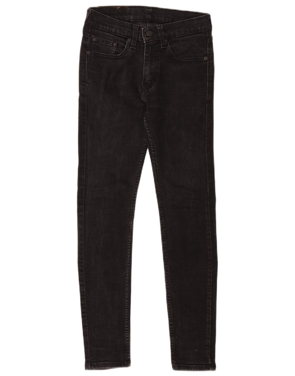 Levi's Masculino 519 Hi-ball Super Skinny Jeans W28 L28 Algodão Preto