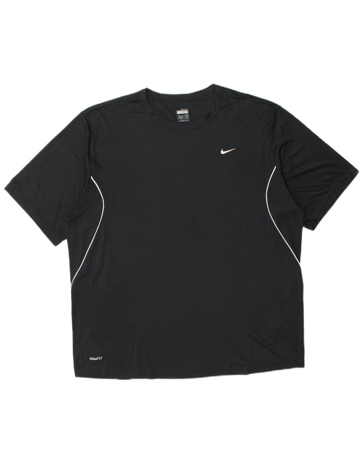 Camiseta masculina Nike Top UK 42/44 grande poliéster preto