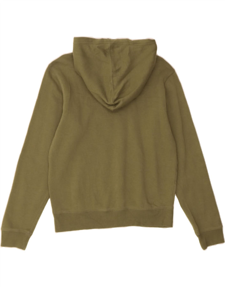 CHAMPION Womens Graphic Hoodie Jumper UK 18 XL Khaki Cotton Vintage Champion and Second-Hand Champion from Messina Hembry 
