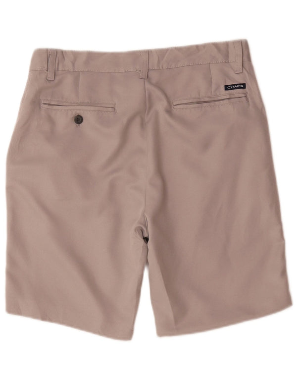 Shorts Chino Masculino Chaps W30 Poliéster Cinza Médio