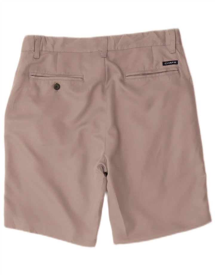 Shorts Chino Masculino Chaps W30 Poliéster Cinza Médio