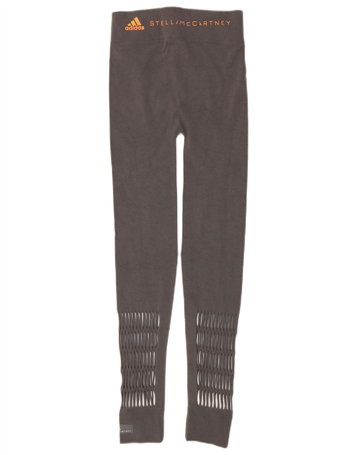 Adidas Womens Stella McCartney Graphic Leggings Reino Unido 14 Grande Cinza Poliamida