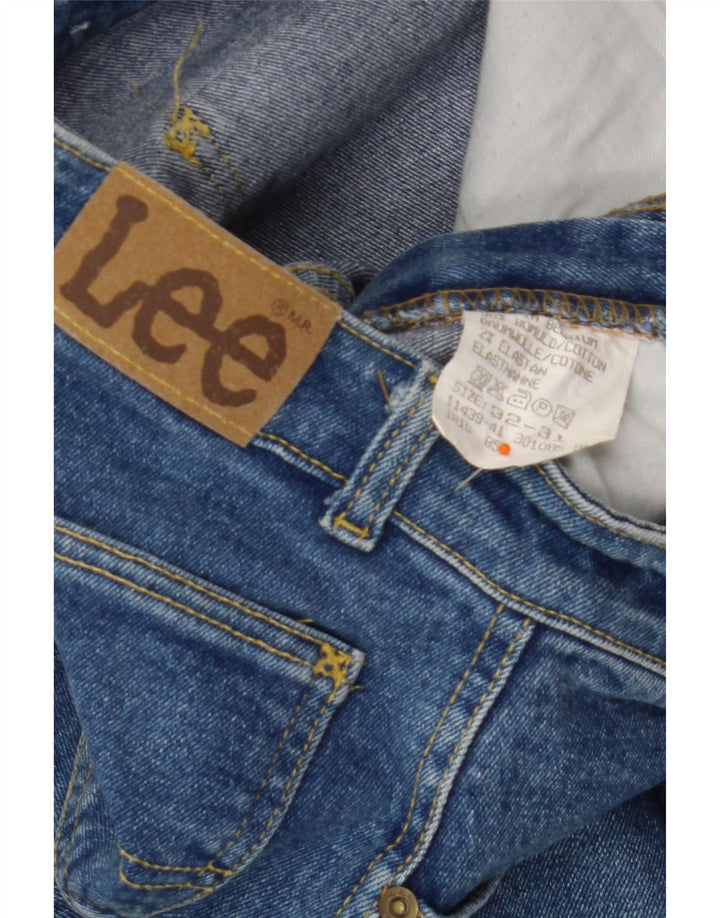 LEE Jeans skinny feminino de cintura alta W32 L31 algodão azul