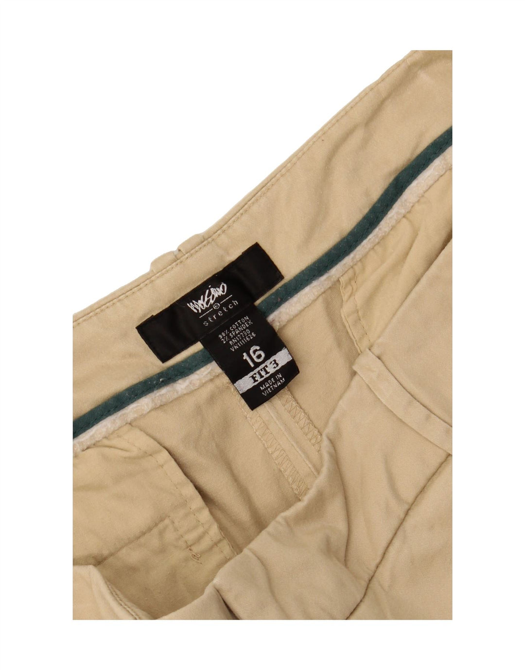 MOSSIMO Womens Stretch Straight Casual Trousers US 16 2XL W40 L30 Beige Vintage Mossimo and Second-Hand Mossimo from Messina Hembry 
